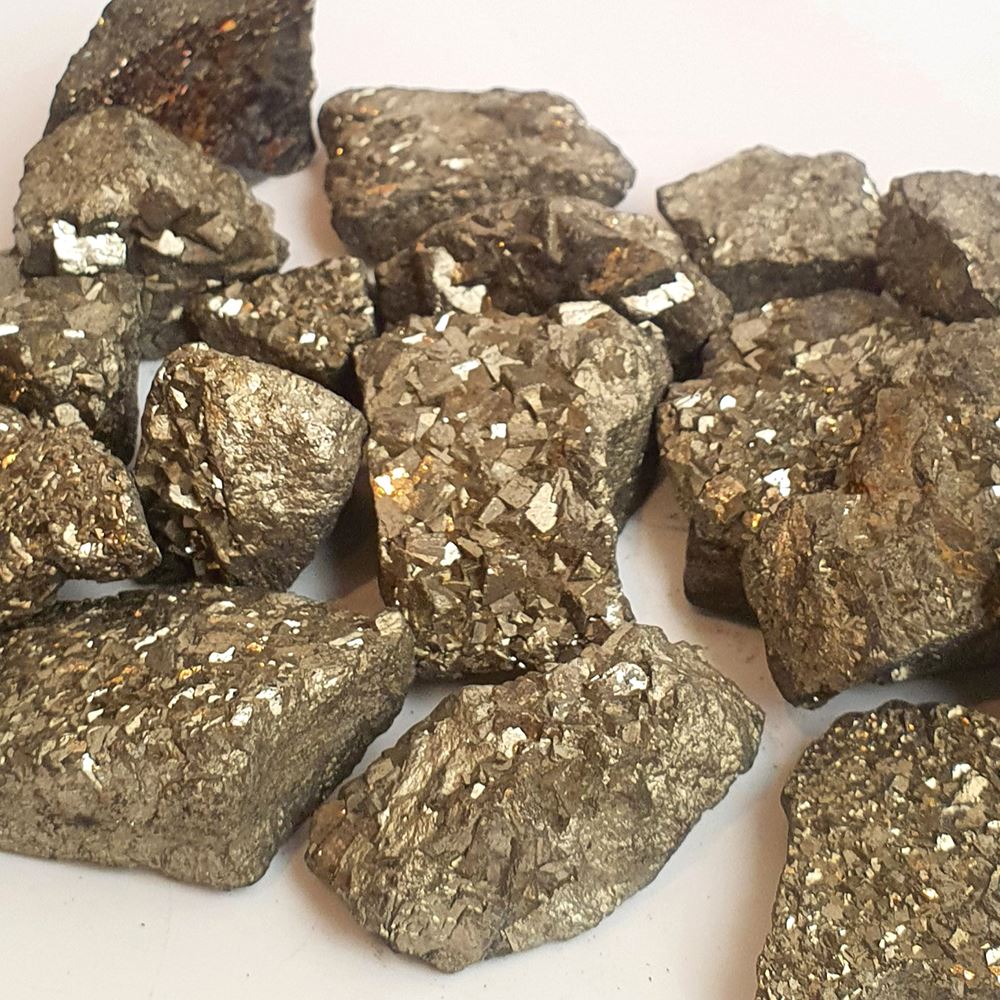 Pyrite Raw Rough Cut Crystals Pack, 1kg