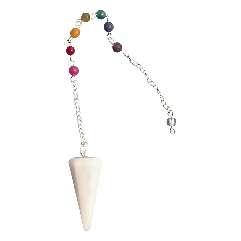 Pendulum with 7 Chakra Beaded Chain