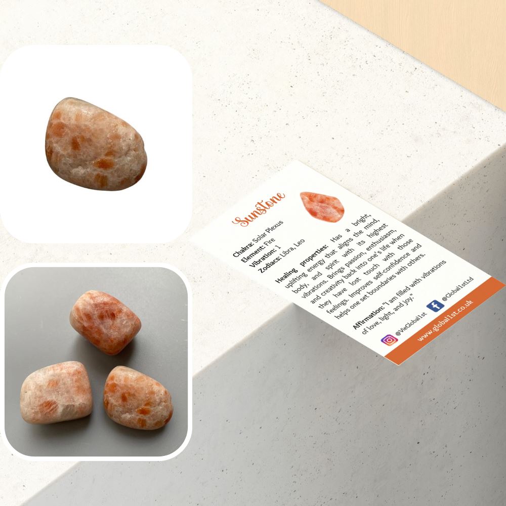 Tumbled Crystals, Pack of 6