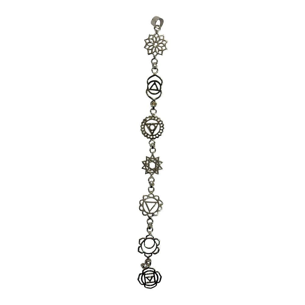 Silver-Plated Chakra Pendant