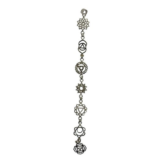 Silver-Plated Chakra Pendant