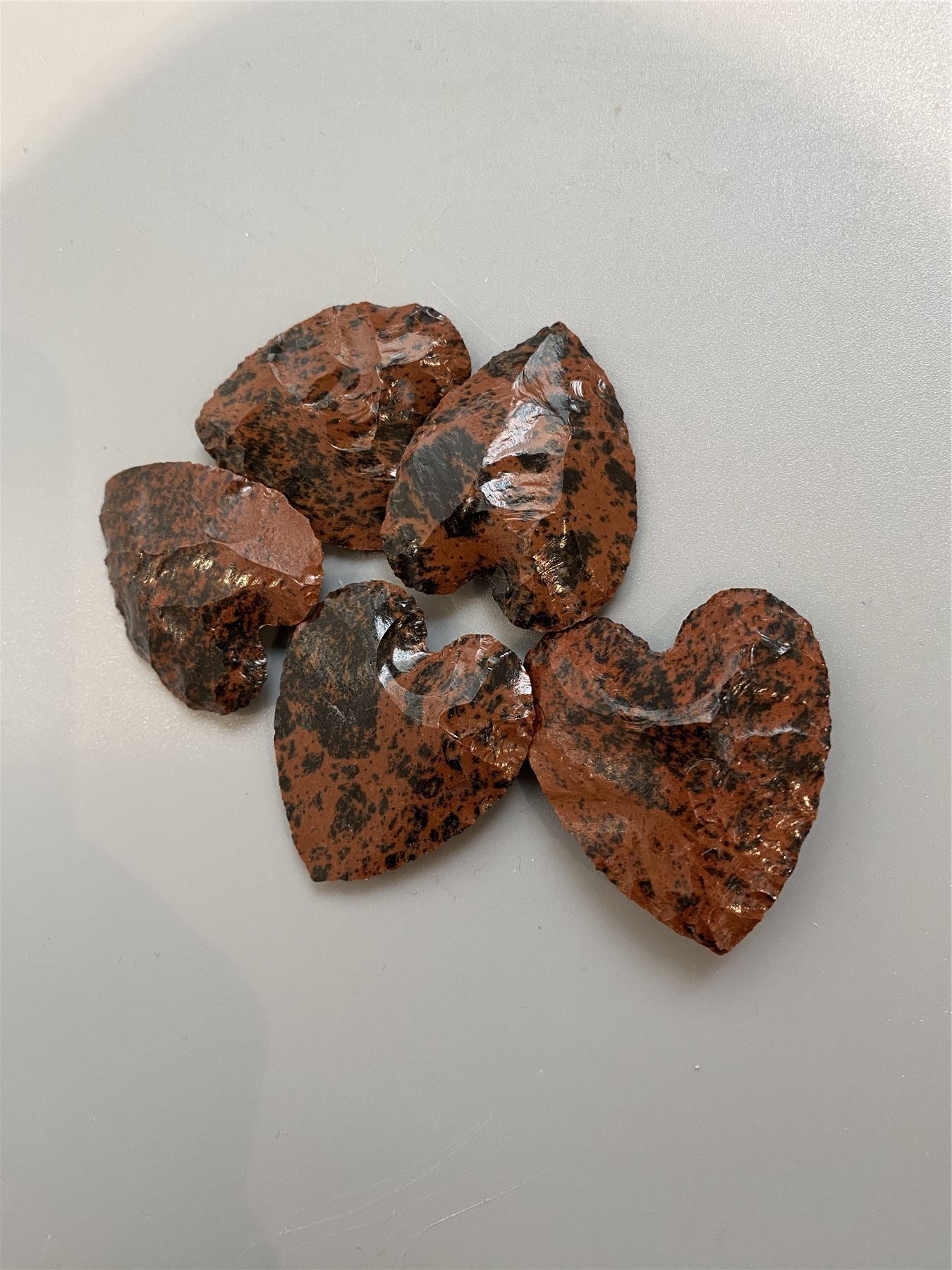 Faceted Small Crystal Heart, 2-3cm
