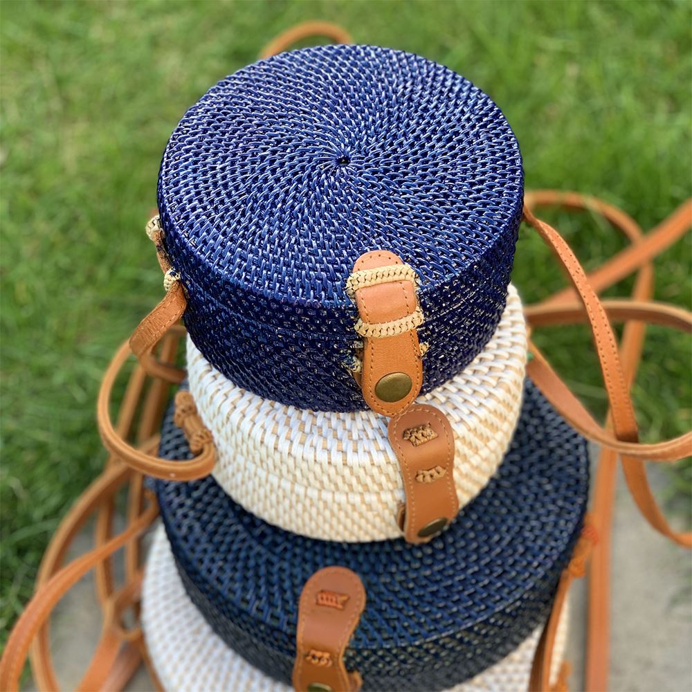 Rattan Roundy Bag