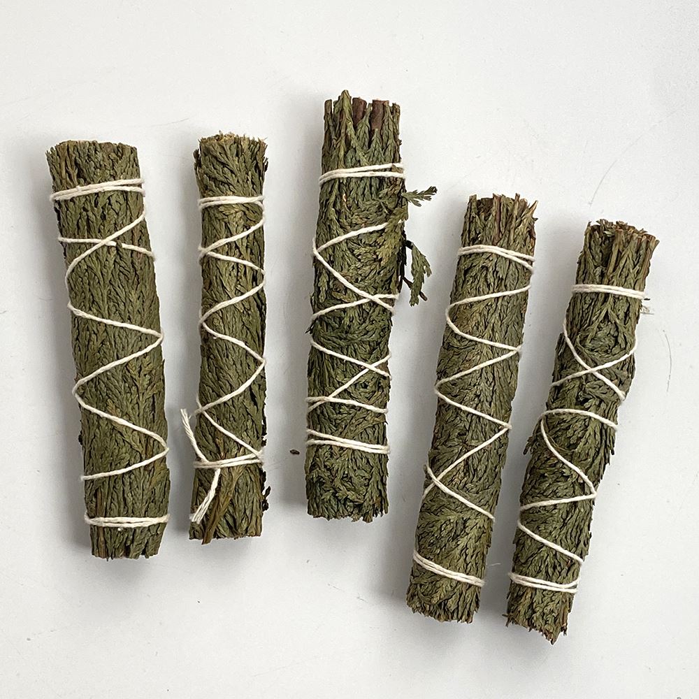 Slimline Smudge Stick, Cedar 4"