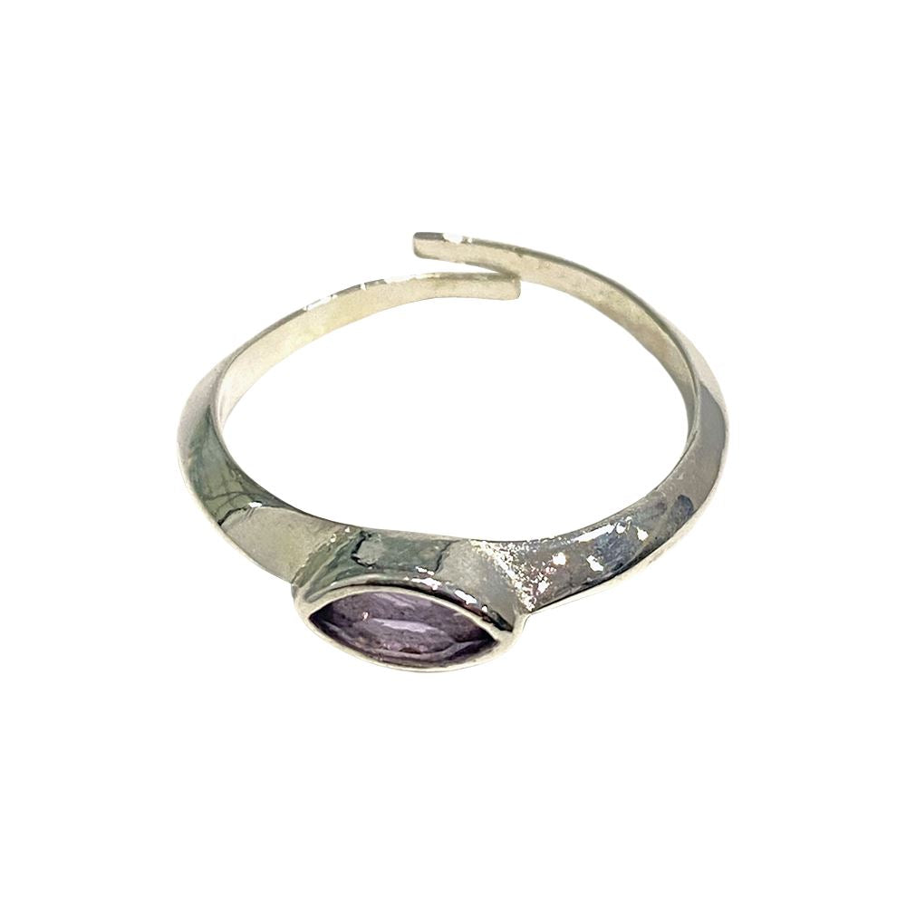 Silver-Plated Adjustable Ring (#28)