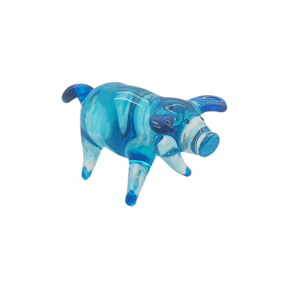 Hand-Blown Glass Sculpture
