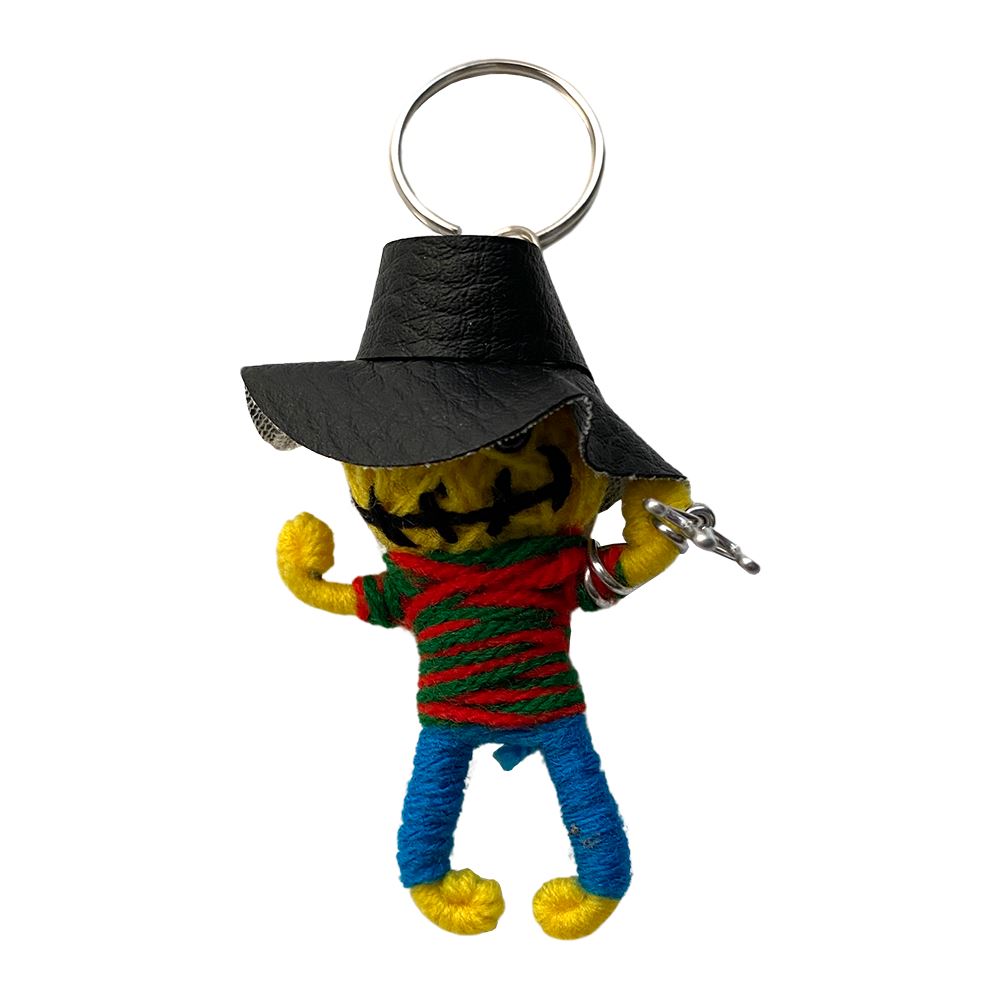 Voodoo String Doll Keychain, 7cm