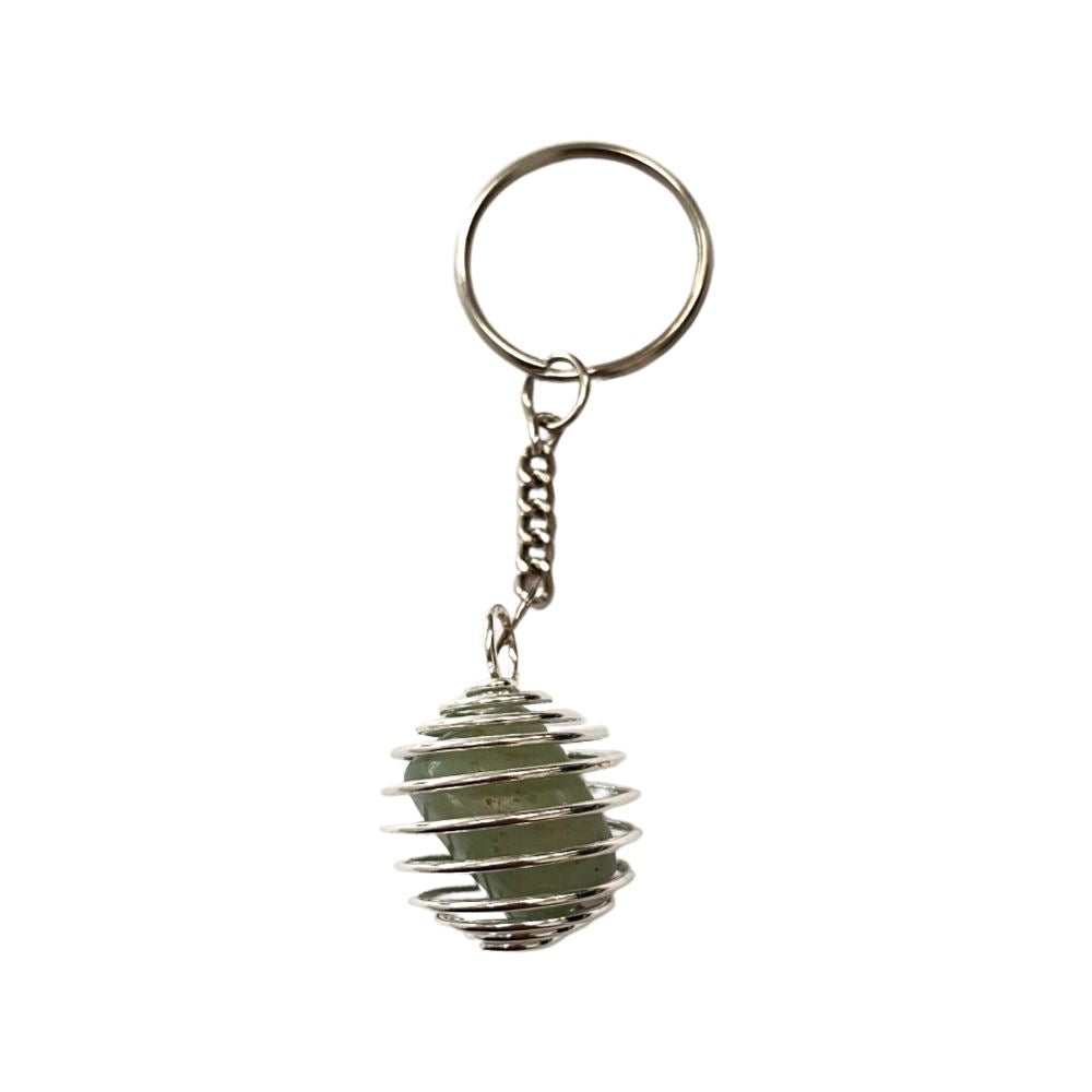 Spiral Cage Tumble Keychain