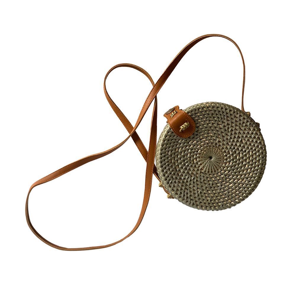 Rattan Roundy Bag
