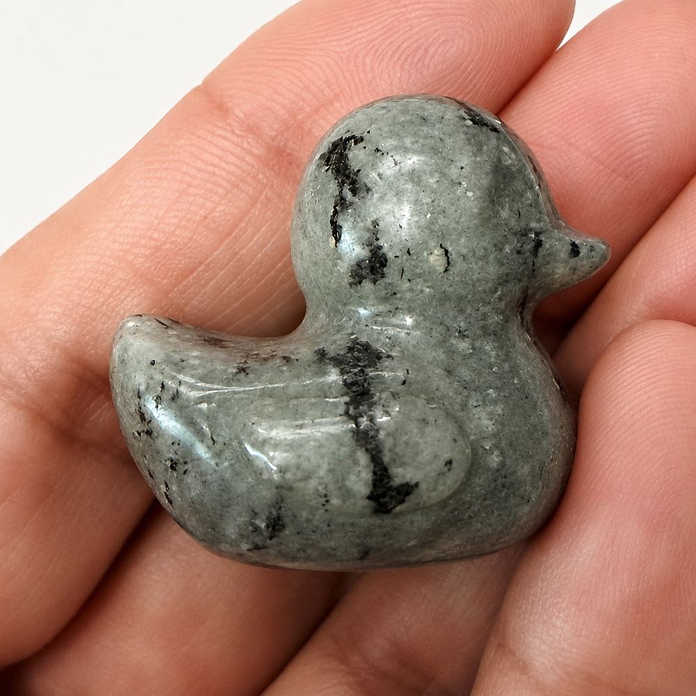 Gemstone Duck, 3x2.5x2cm