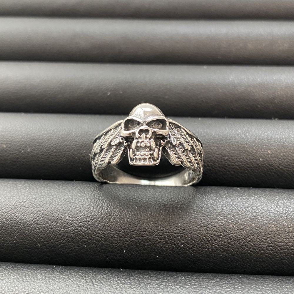 Silver-Plated Gothic Ring (#47)