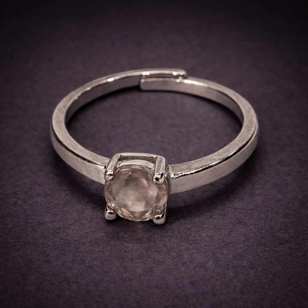 Silver-Plated Adjustable Ring (#32)
