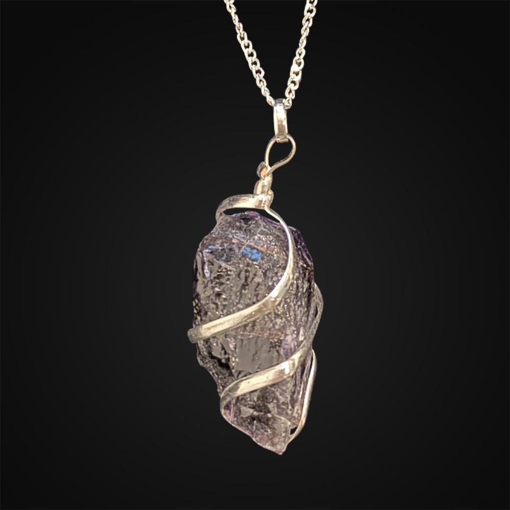 Rough Cut Crystal Pendant