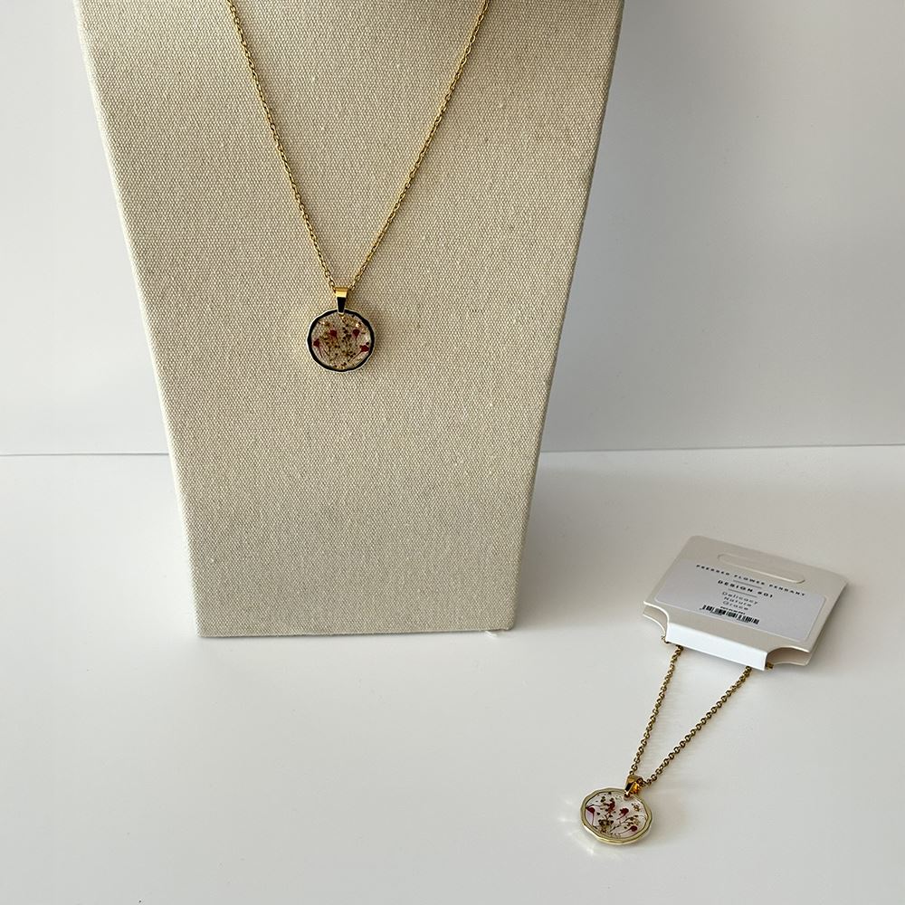 Pressed Flower Pendant