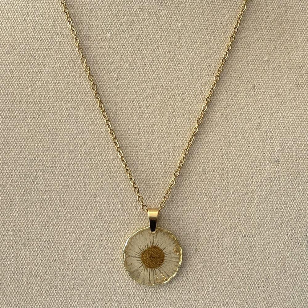 Pressed Flower Pendant