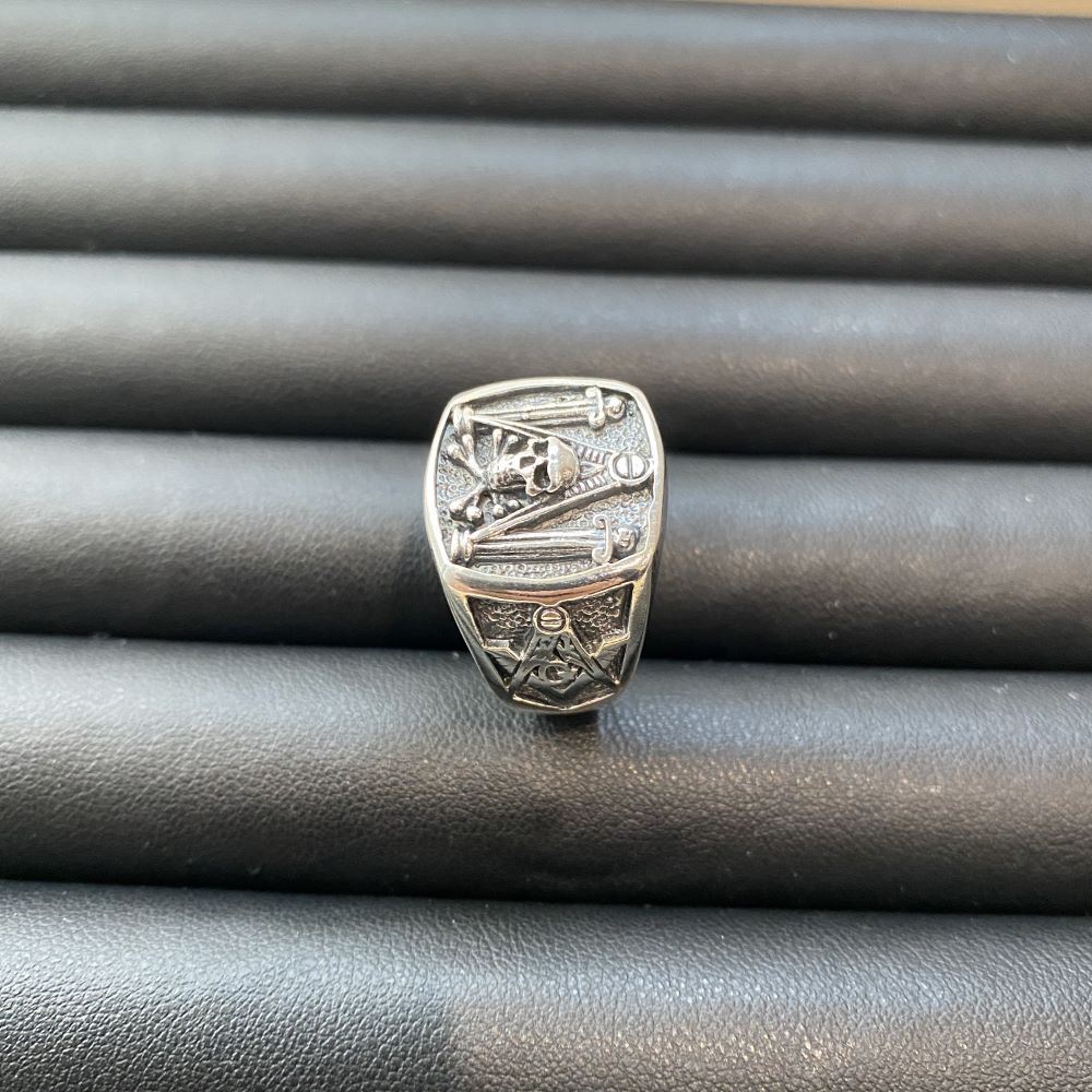 Silver-Plated Gothic Ring (#46)