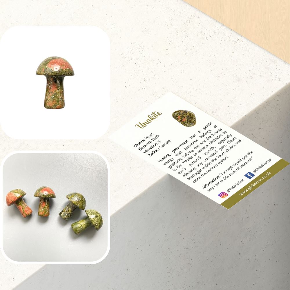 Crystal Mushroom, 2cm