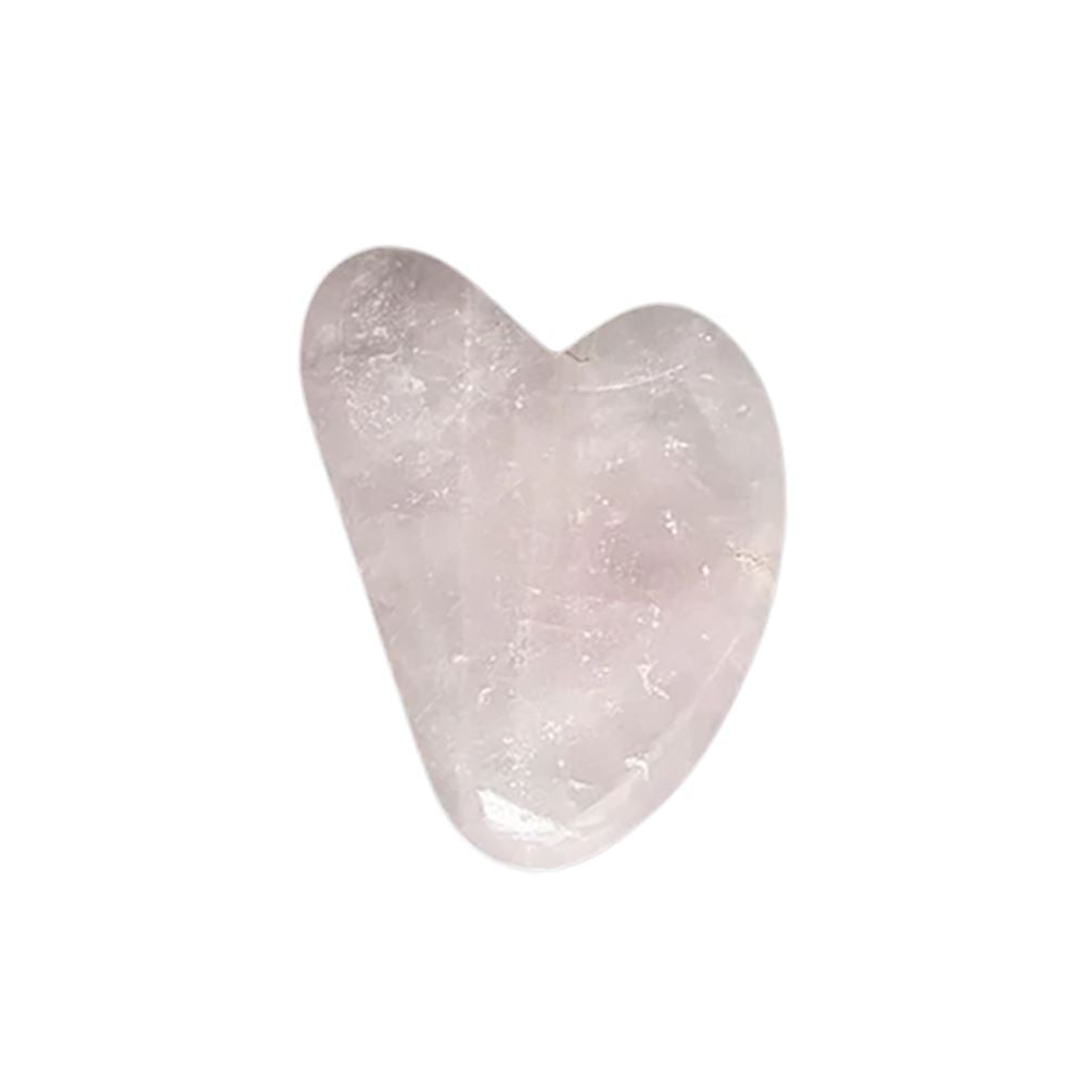 Gua Sha Facial Massage Tool, 8x5cm, Rose Quartz