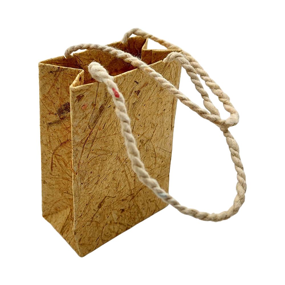 Mulberry Paper Gift Bag, 7x10x4cm, Pack of 10