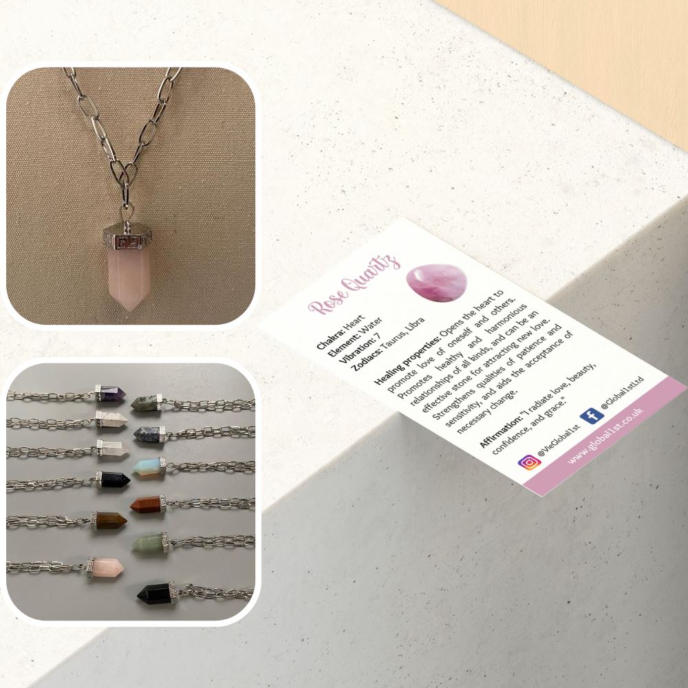 Chunky Point Pencil Pendant, 3.5x1.5x1.5cm