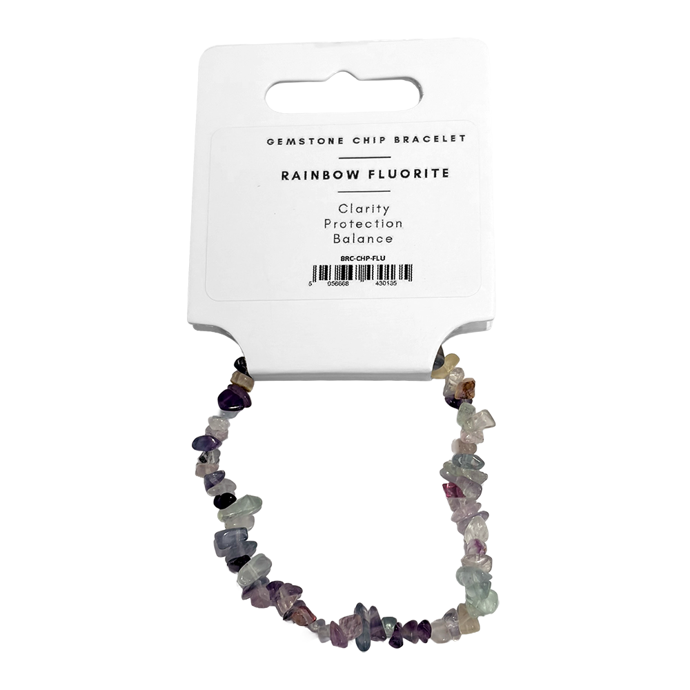 Gemstone Chip Stretch Bracelet