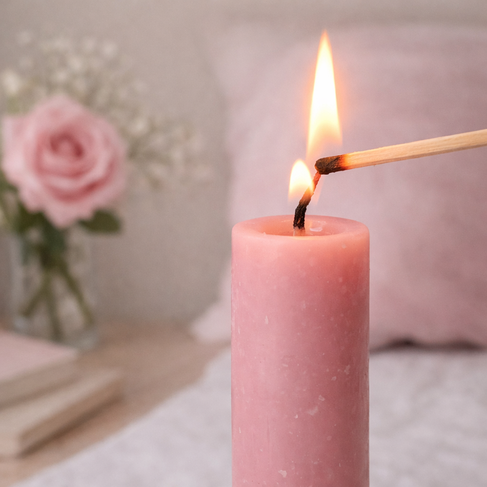 Spell Candles, Handmade & Unscented, Pack of 5