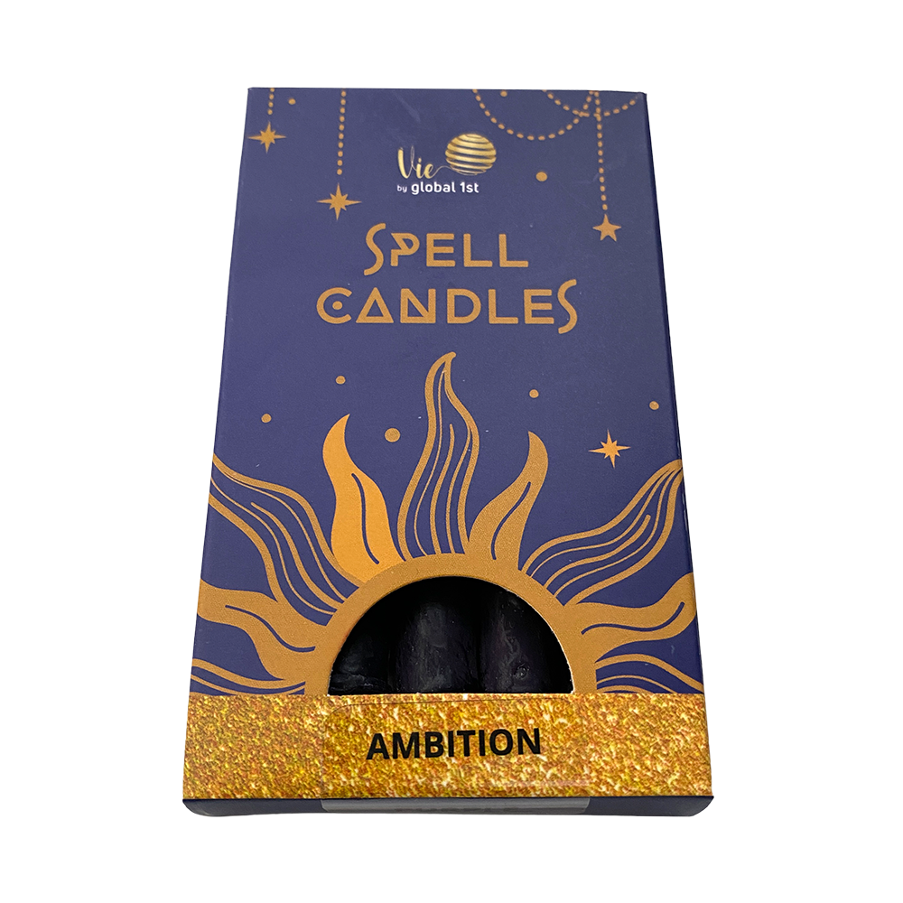Spell Candles, Handmade & Unscented, Pack of 5