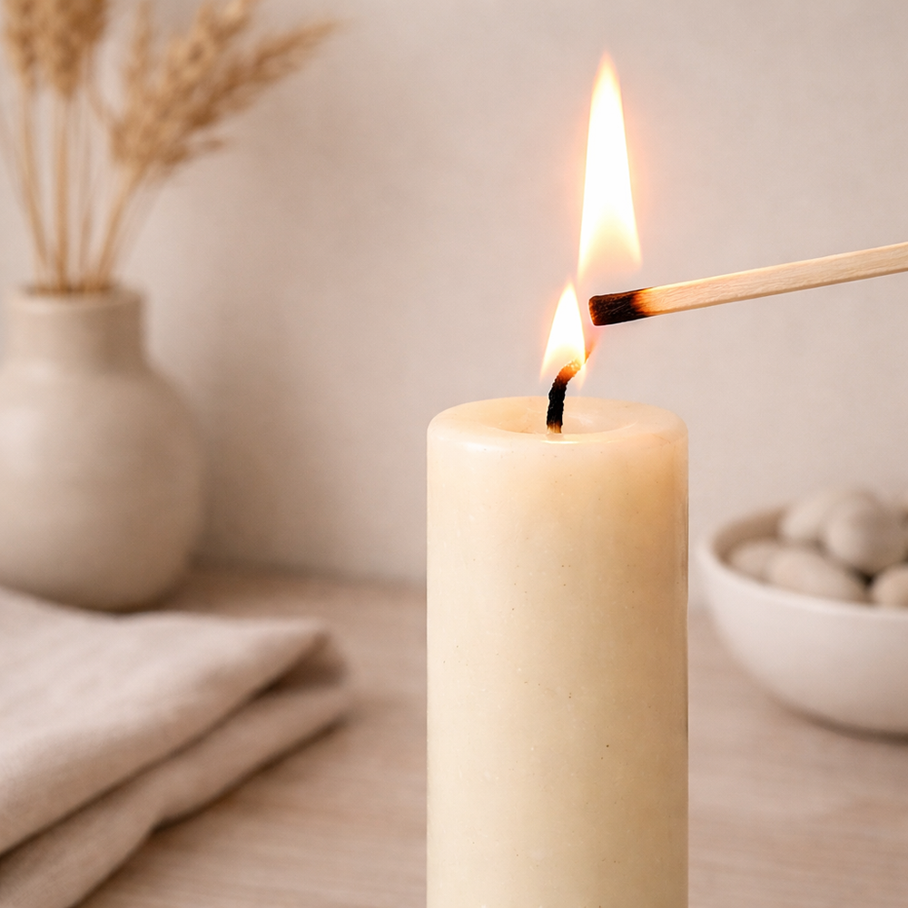 Spell Candles, Handmade & Unscented, Pack of 5