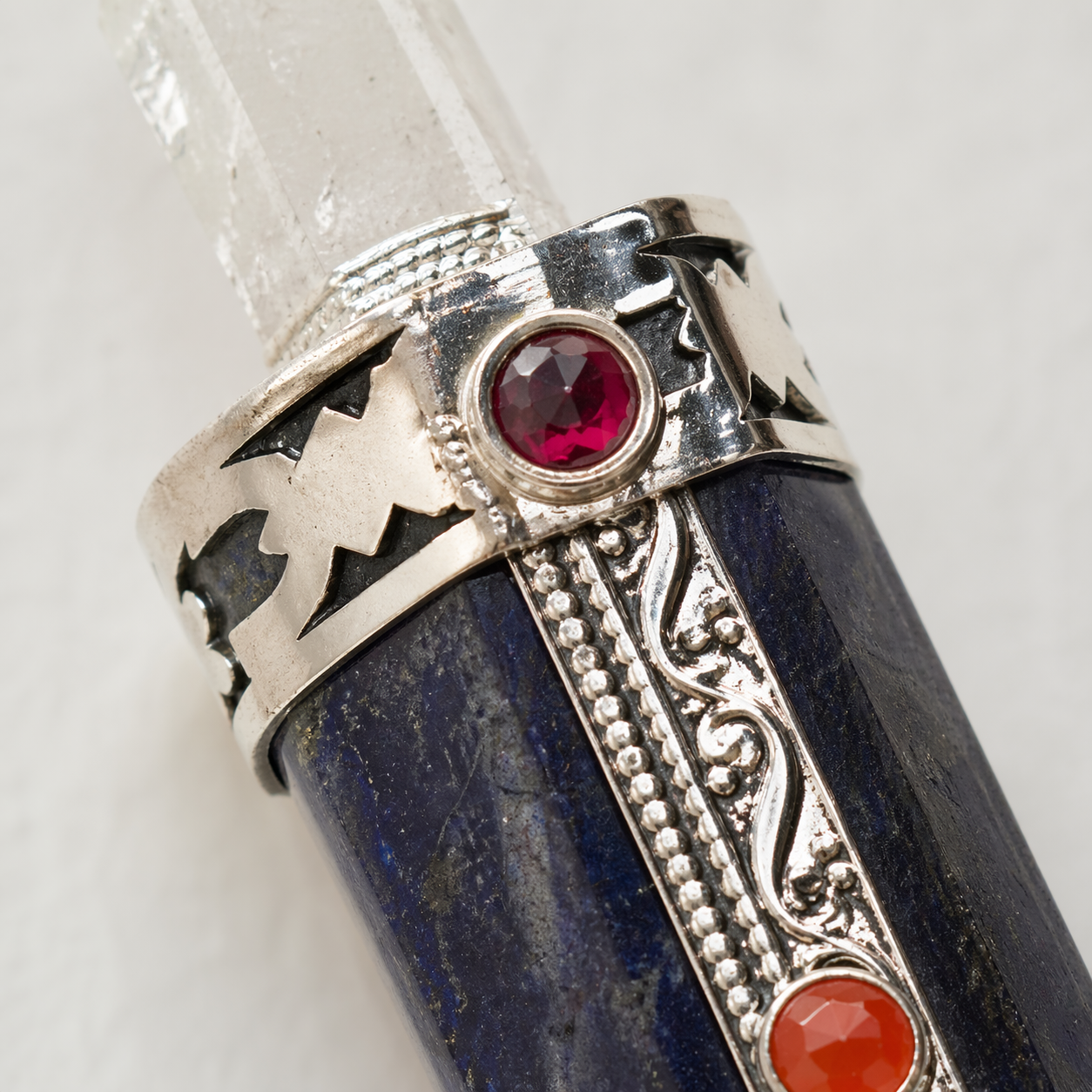 7 Chakra Healing Stick, 15cm, Sodalite