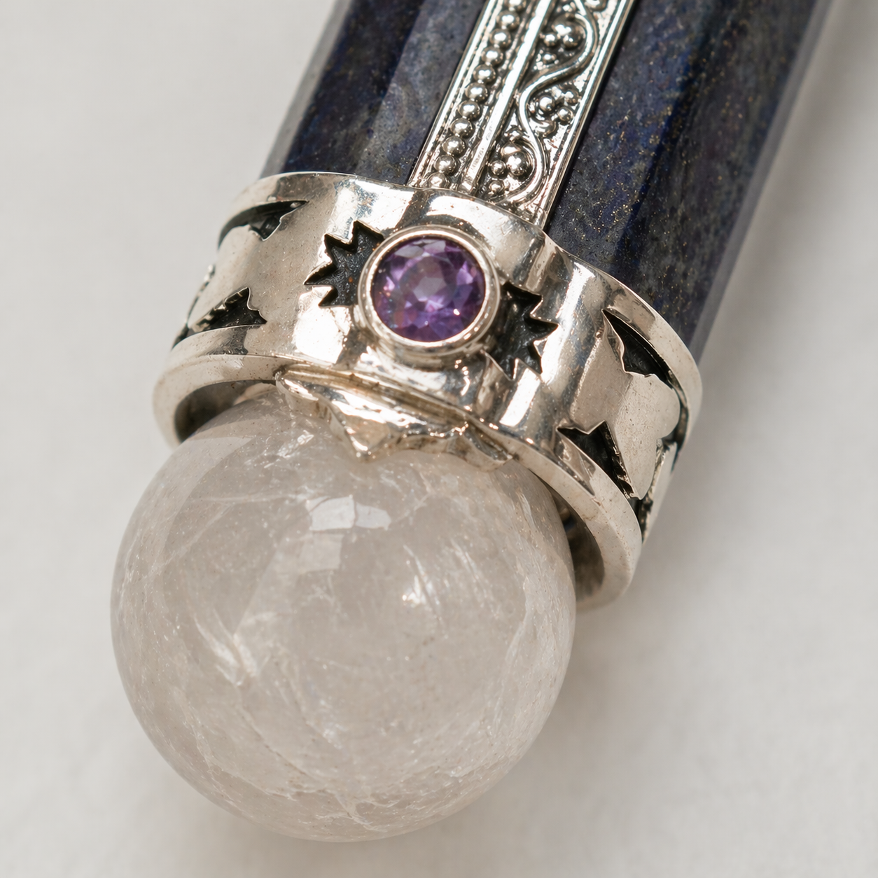 7 Chakra Healing Stick, 15cm, Sodalite