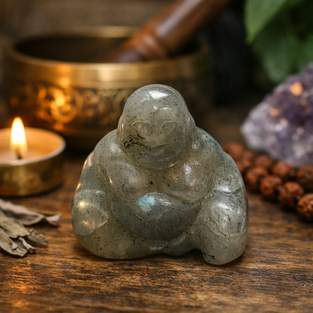 Gemstone Buddha, 2.5x2.5x1cm