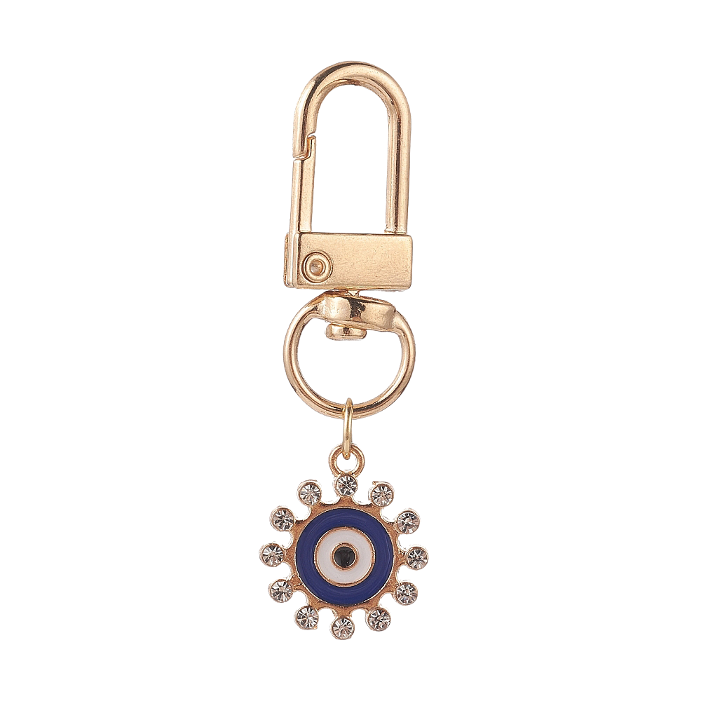 Evil Eye Assorted Shape Keychain, Single