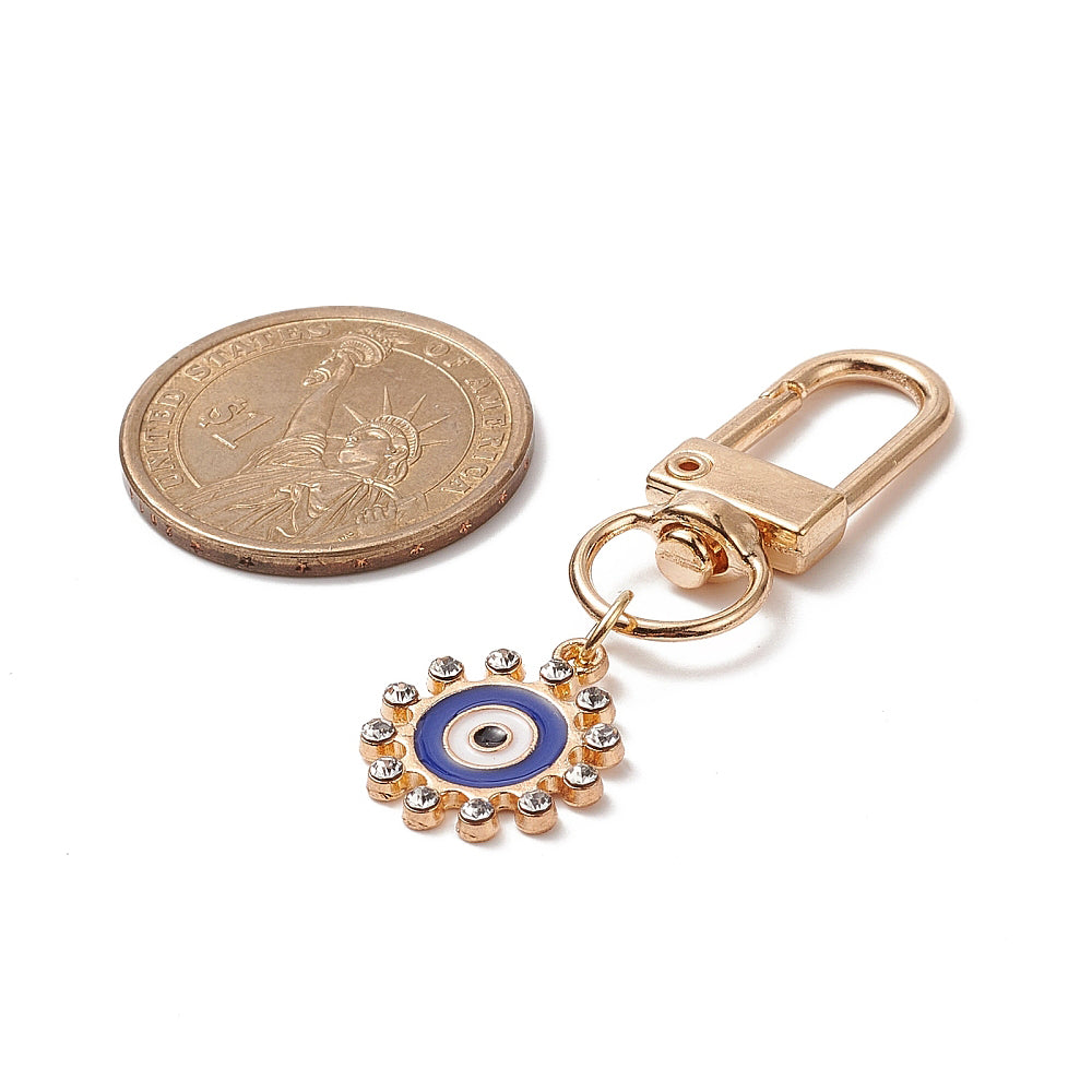 Evil Eye Assorted Shape Keychain, Single