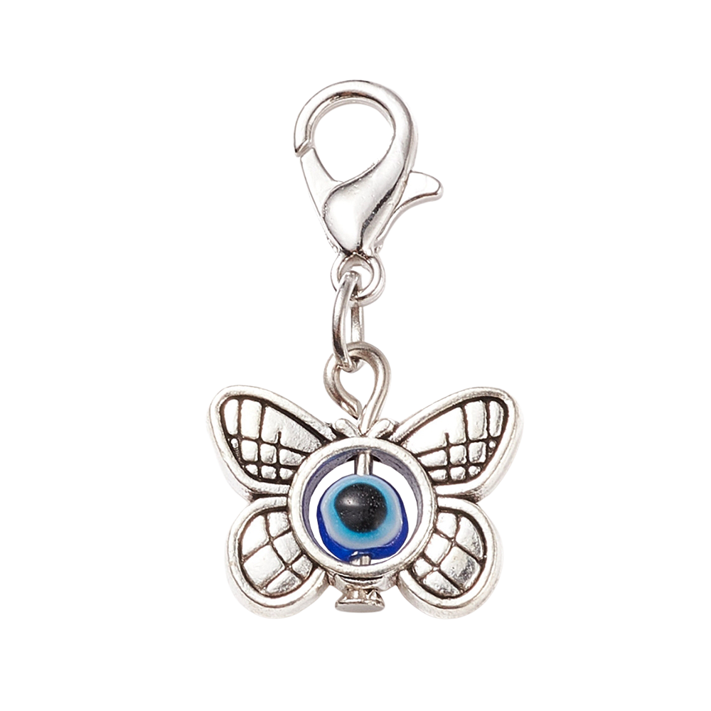 Evil Eye Assorted Shape Mini Keychain, Single