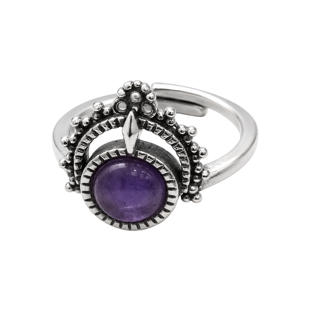 Vintage Bali Sphere Ring
