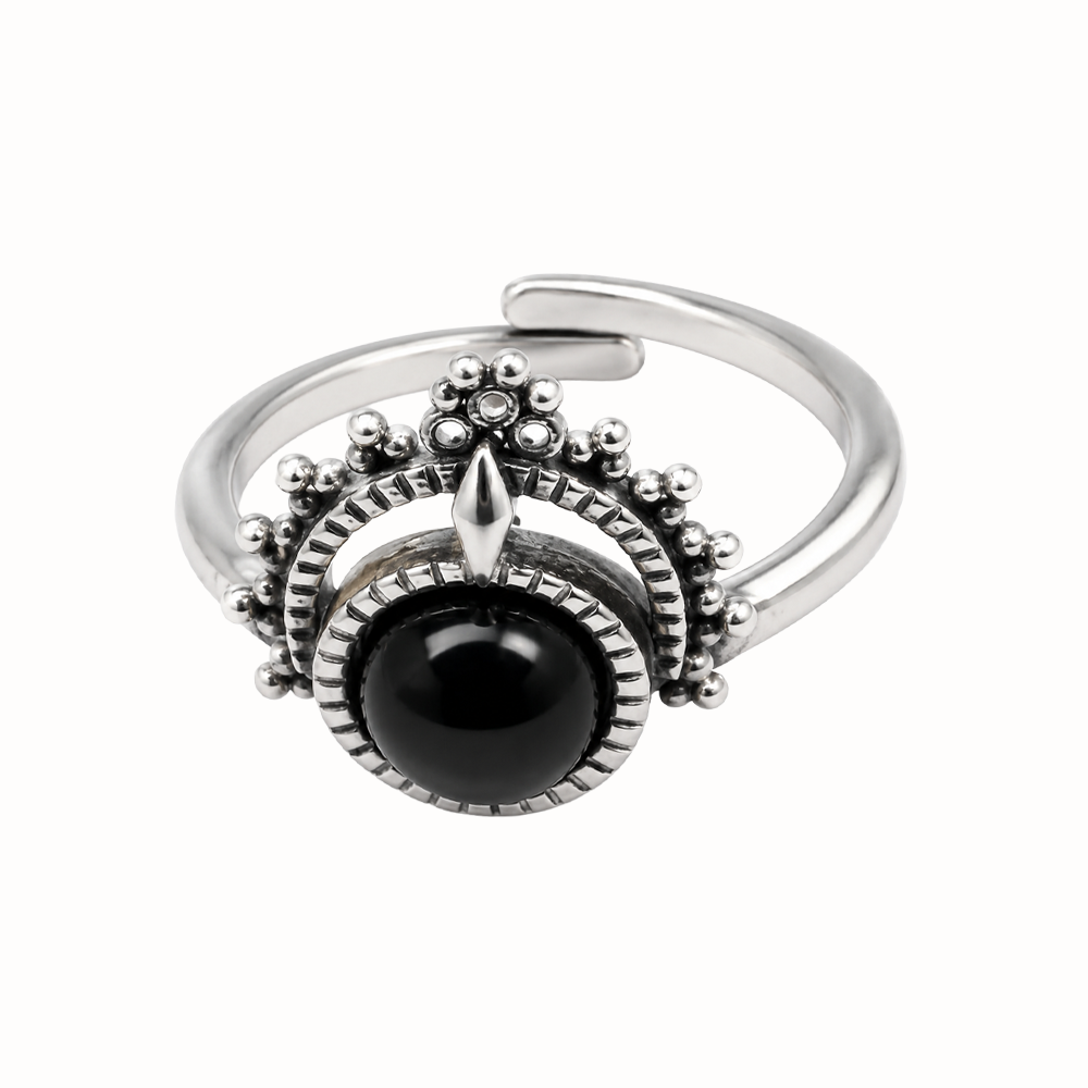 Vintage Bali Sphere Ring