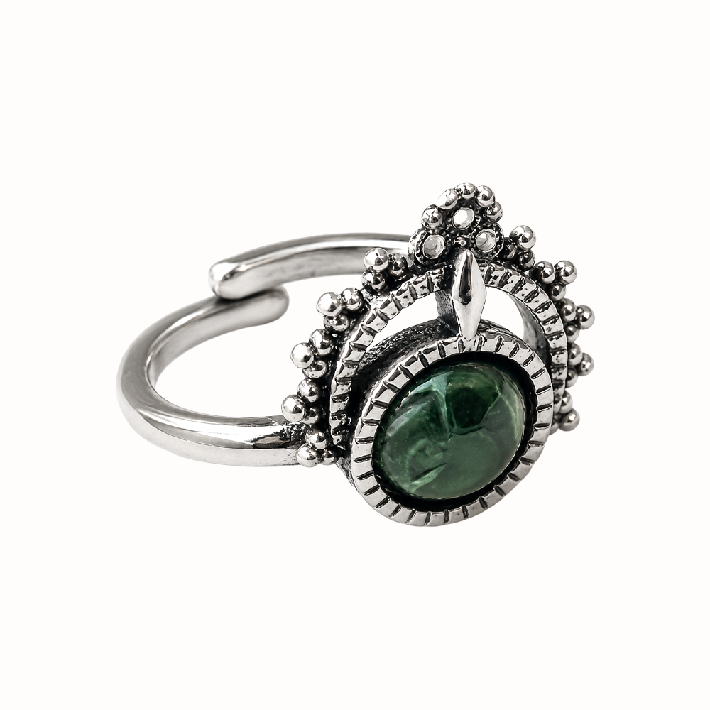 Vintage Bali Sphere Ring