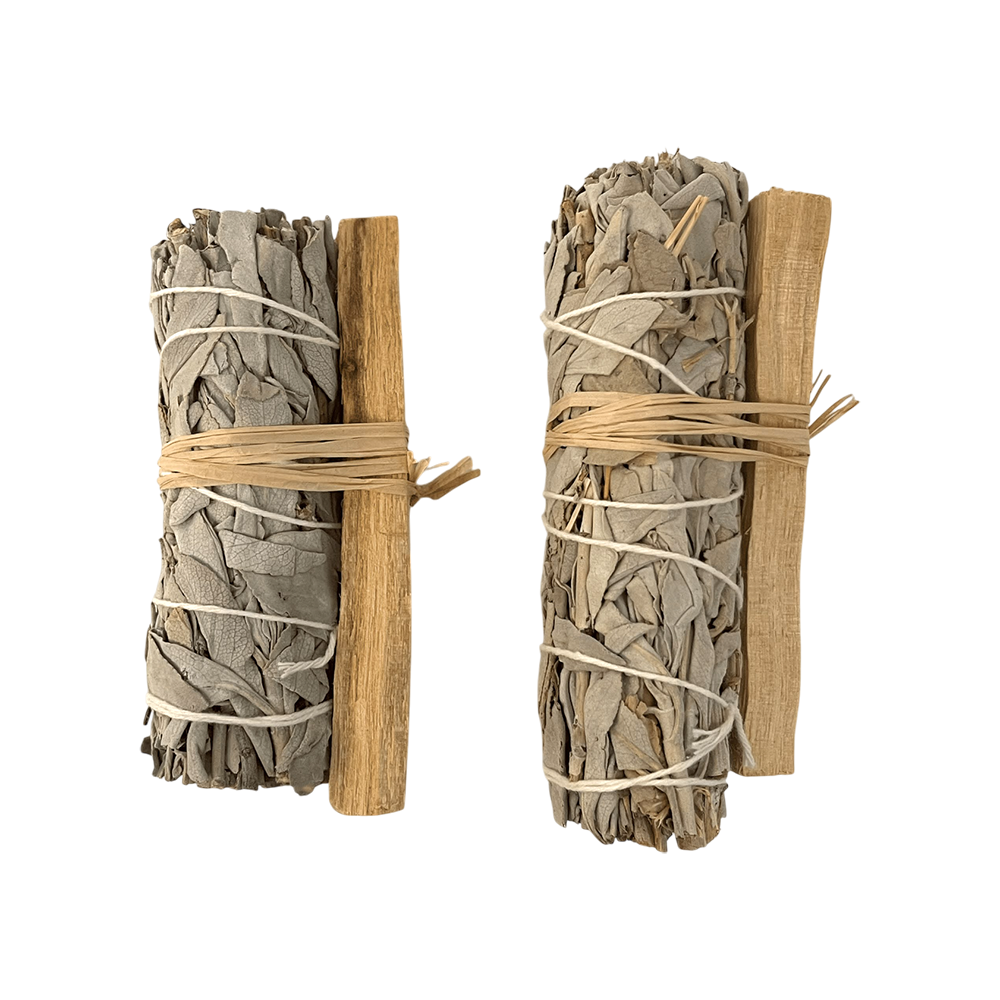 Smudge Stick, White Sage and Palo Santo 4"