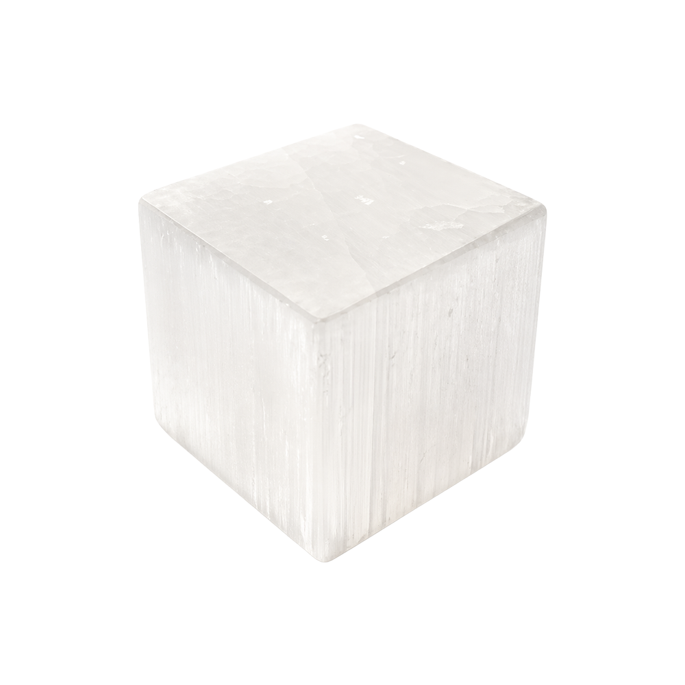 Selenite Cube, 5cm