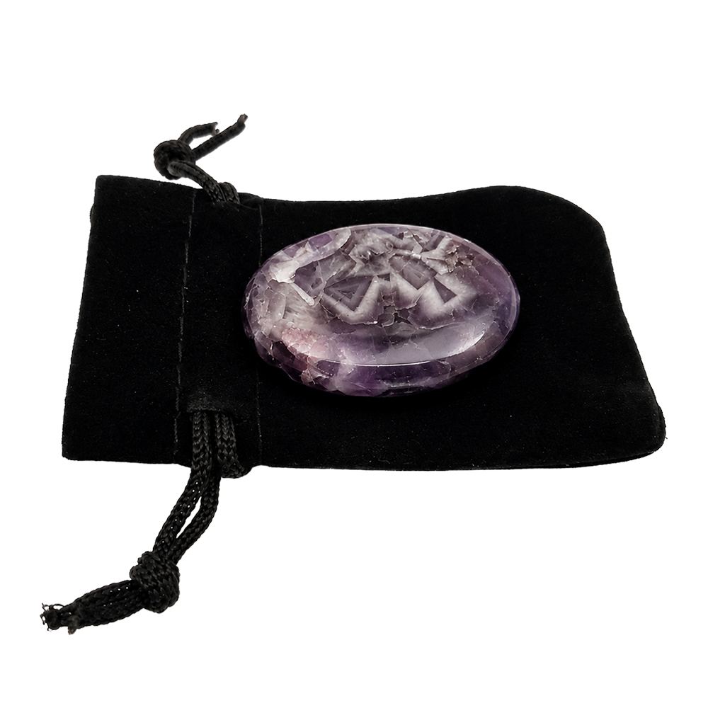 Worry Thumb Stone, Amethyst