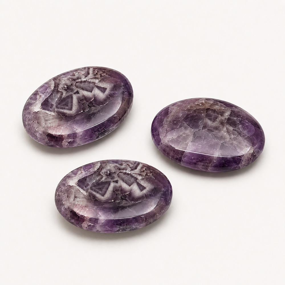 Worry Thumb Stone, Amethyst