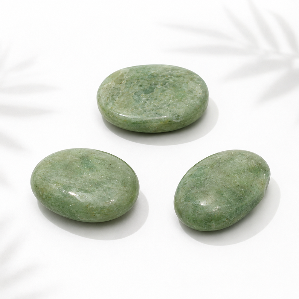 Worry Thumb Stone, Green Aventurine