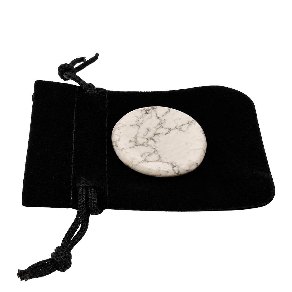 Worry Thumb Stone, Howlite