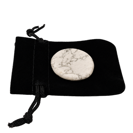 Worry Thumb Stone, Howlite