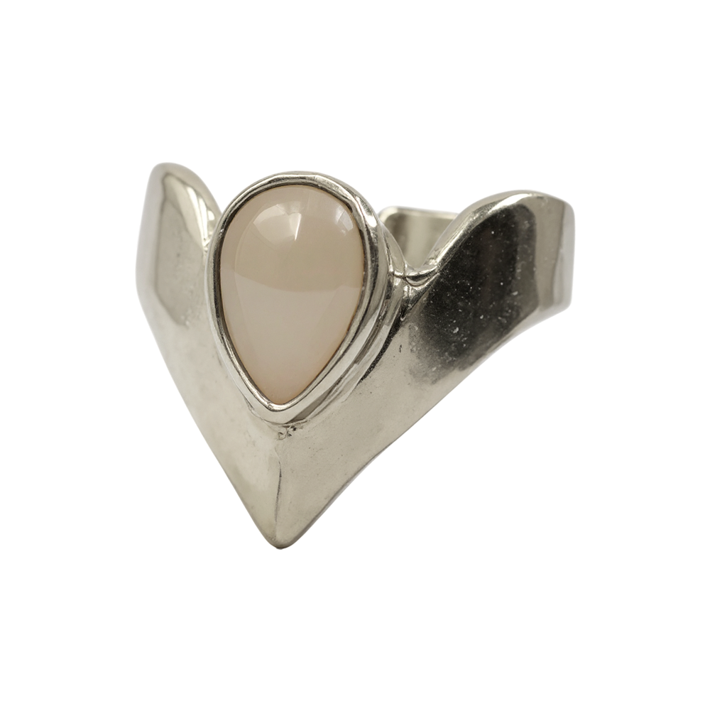 Chevron Vie Crystal Ring 10