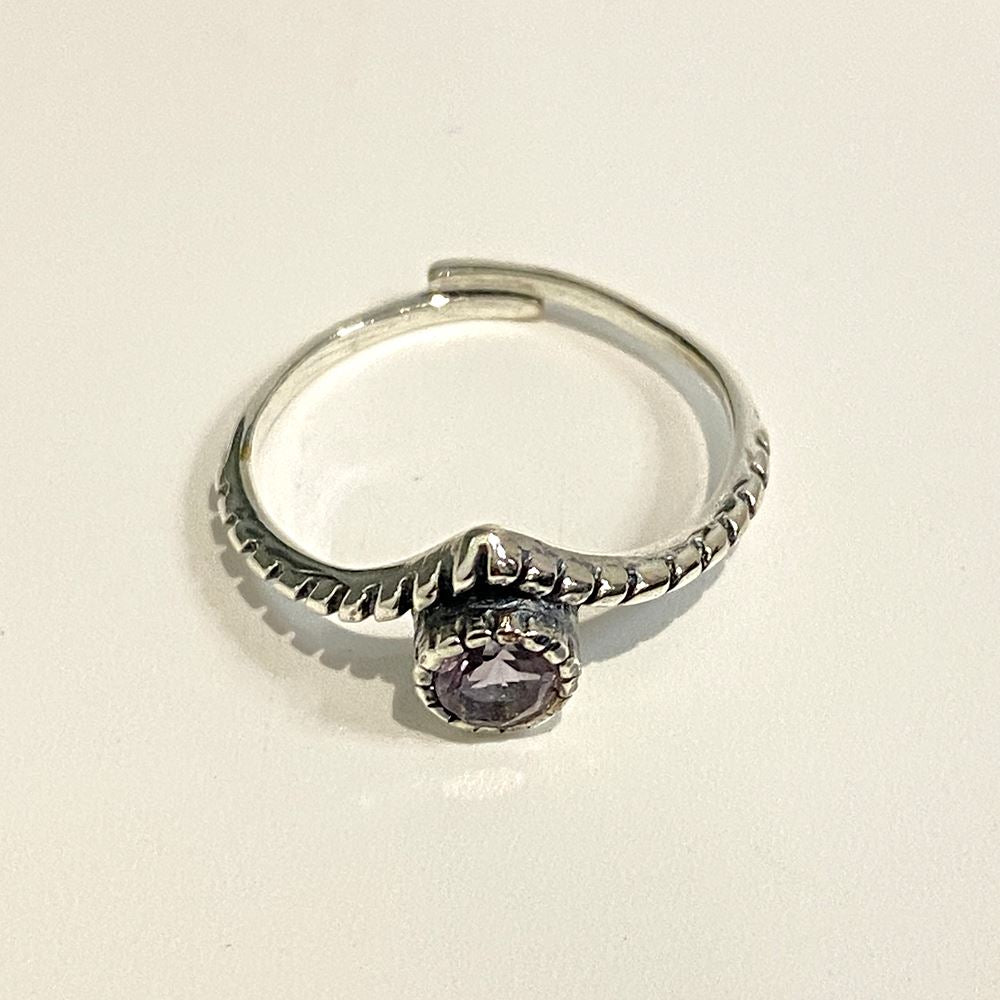 Silver-Plated Adjustable Ring (#26)