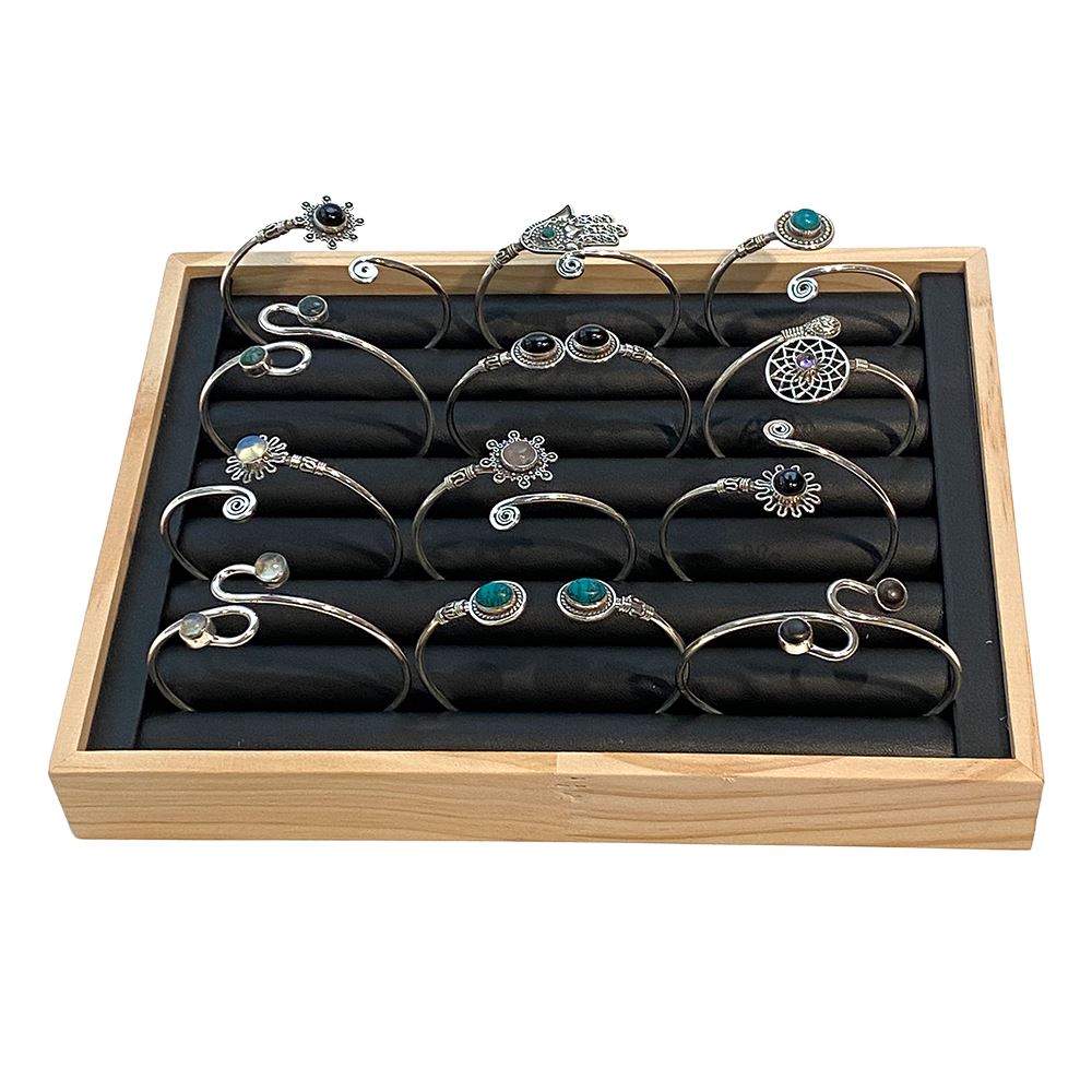 Selection of 12 Silver-Plated Adjustable Cuffs, Assorted