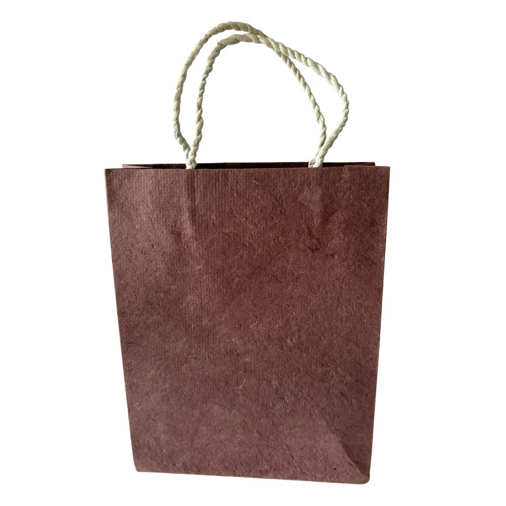 Mulberry Paper Gift Bag, Assorted Plain Colour, 15x19x5.5cm, Pack of 10