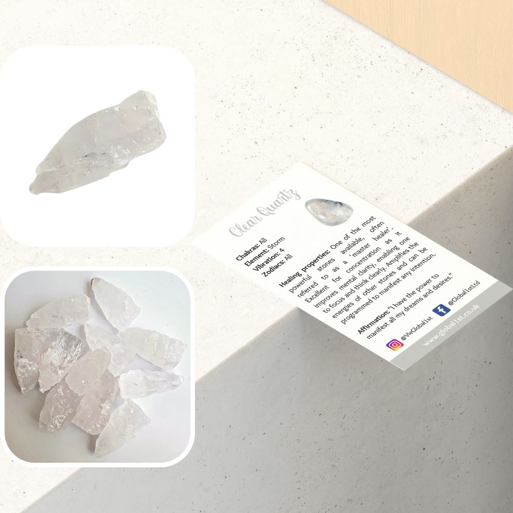 Raw Rough Cut Crystal, 2-4cm, Single