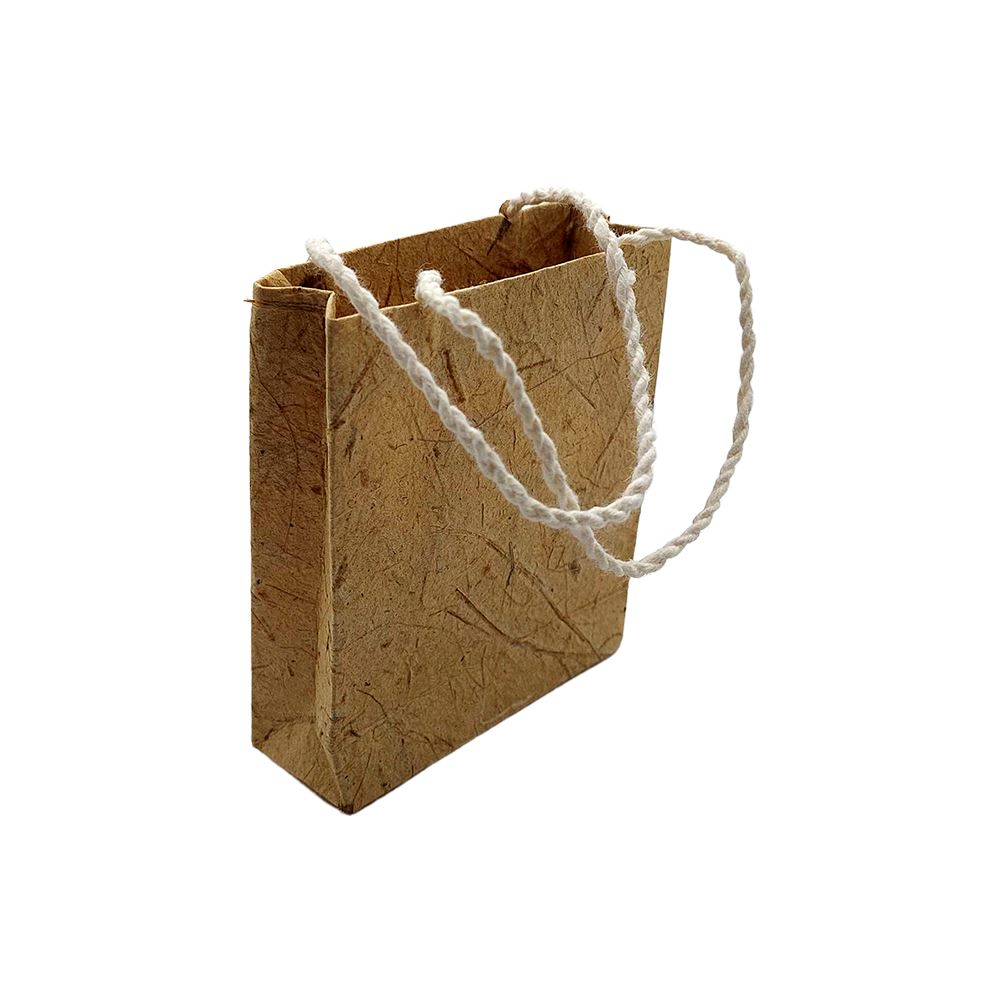 Mulberry Paper Gift Bag, 9x10x3cm, Pack of 10